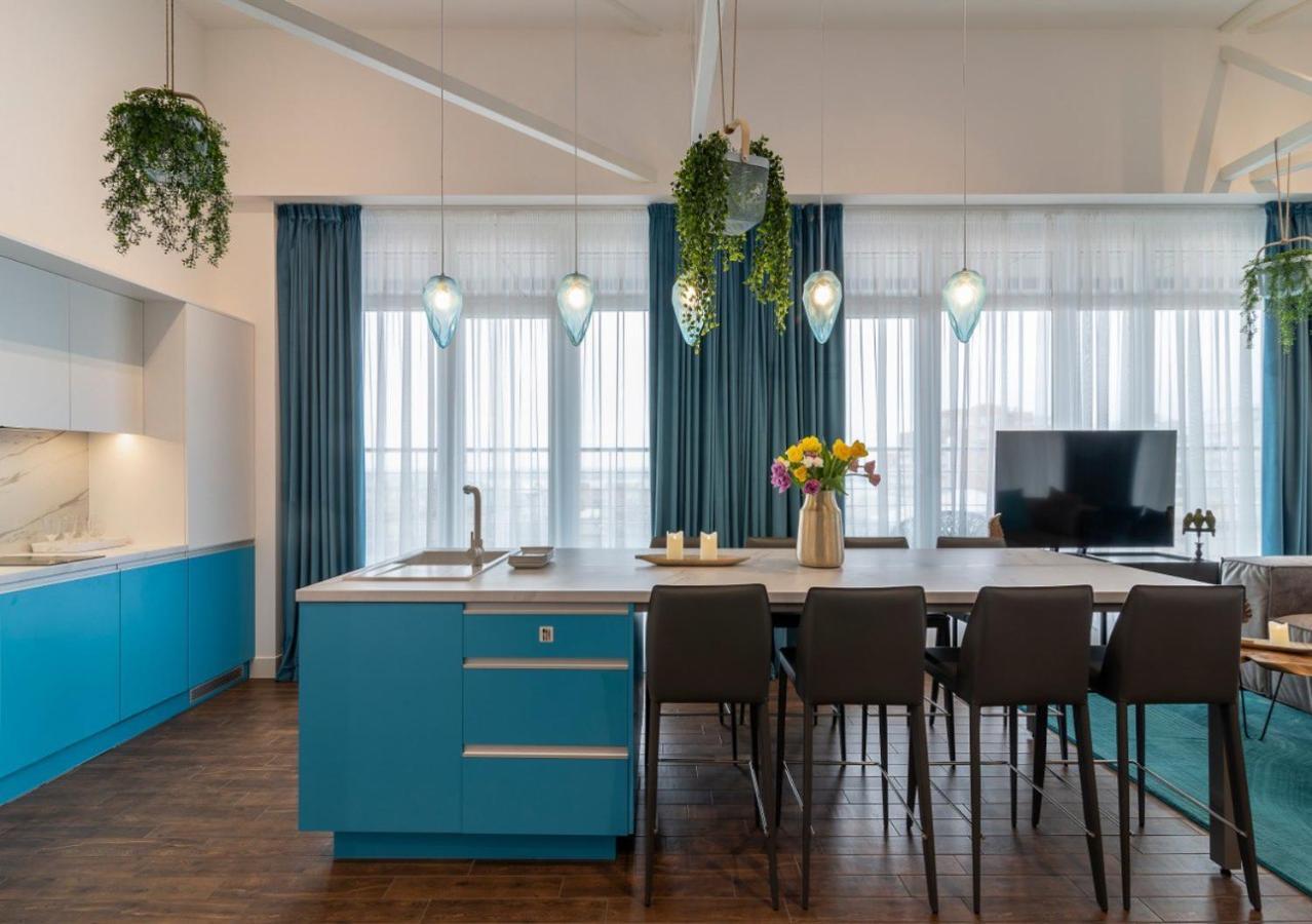 Stylish 1 Bedroom Studio Near Most City Dnipro Dış mekan fotoğraf
