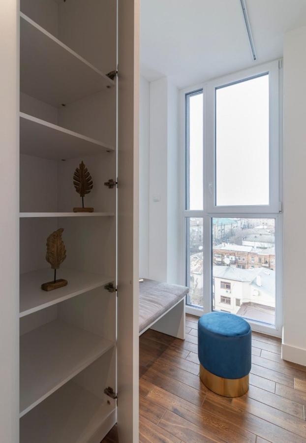 Stylish 1 Bedroom Studio Near Most City Dnipro Dış mekan fotoğraf